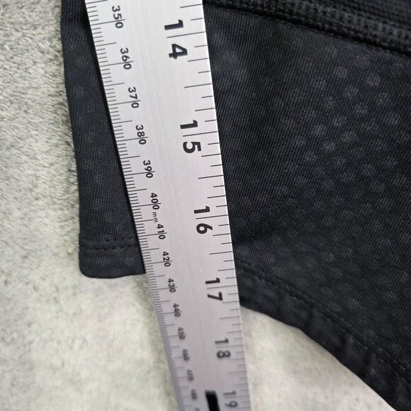 Womens Nike Dri Fit Black Cropped Leggings Polyester Spandex Activewear Size L - Picture 10 of 12